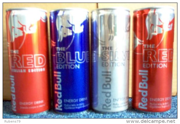 RED BULL ENERGY DRINK LATTINE CANS LIMITED EDITION 2013 - Cannettes