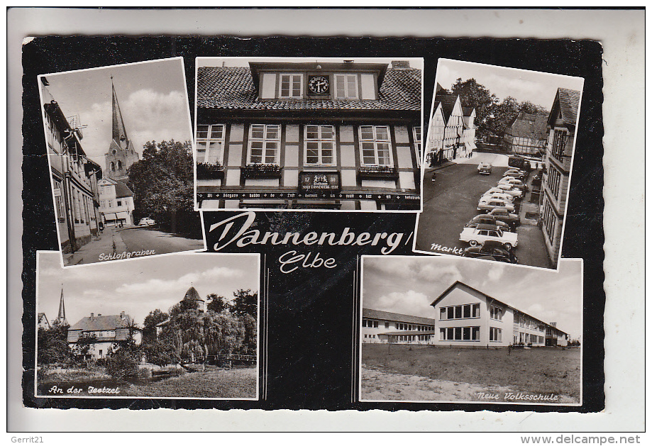 3138 DANNENBERG, Mehrbildkarte, 1963, Druckstelle - Dannenberg