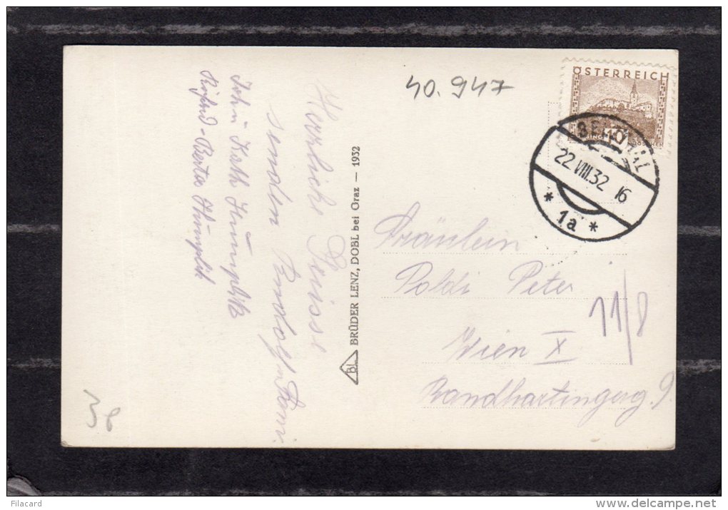 40947    Austria,    Gesause -  Eingang,  VG  1932 - Gesäuse