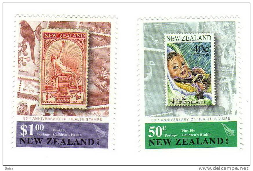 New Zealand / Anniversaries Of Postal Stamps - Oblitérés