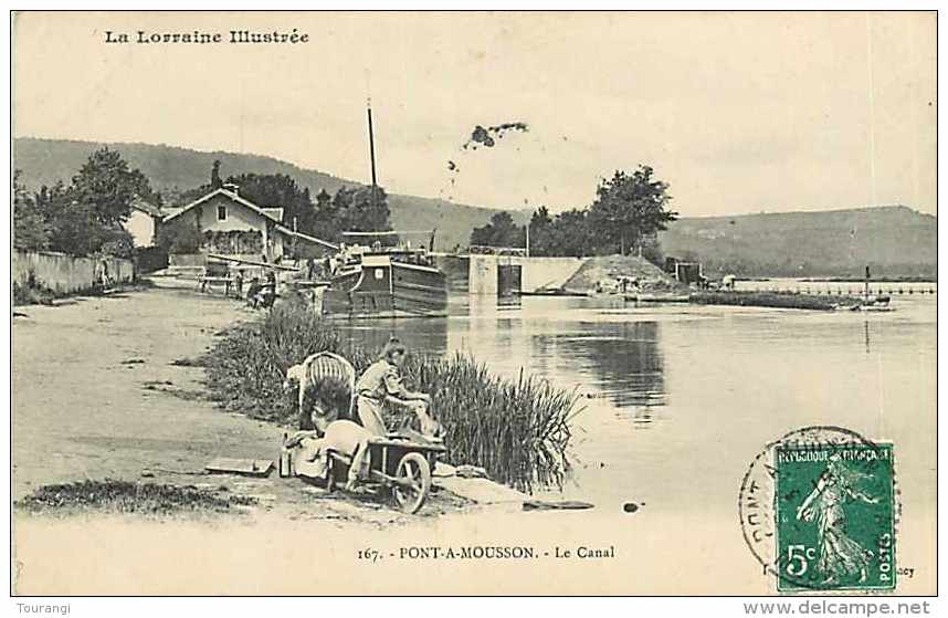 Août13c 312 : Pont-à-Mousson  -  Canal - Pont A Mousson