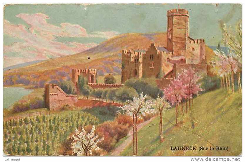 Allemagne -ref A696- Lahneck - Sur Le Rhin - Edite Par Chicoree Boulangere Fabricant A Cambrai - - Lahnstein