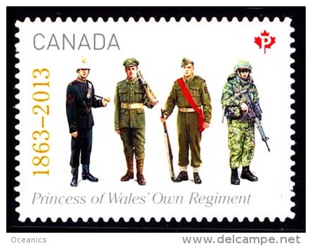 Canada (Scott No.2635 - Uniformes Militaires / Military Uniforms) (**) Autocollant / Selfadhesive - Neufs