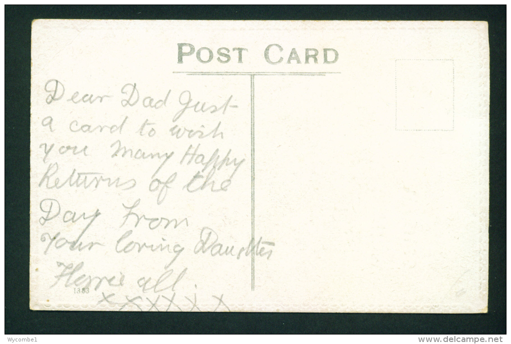 Best Birthday Wishes - Early 20th Century Postcard As Scans - Greetings From...