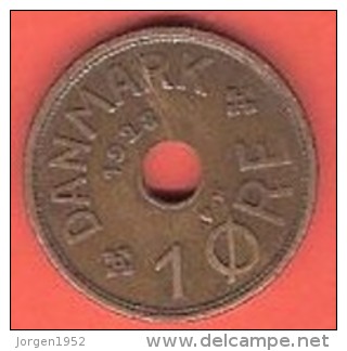 DENMARK # 1 ØRE  BRONZE FROM YEAR 1928 - Denemarken