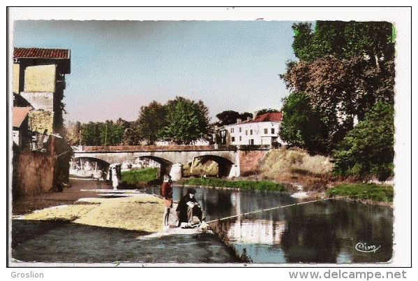 TARTAS (LANDES) 8 LES BORDS DE LA MIDOUZE (PECHEURS) - Tartas