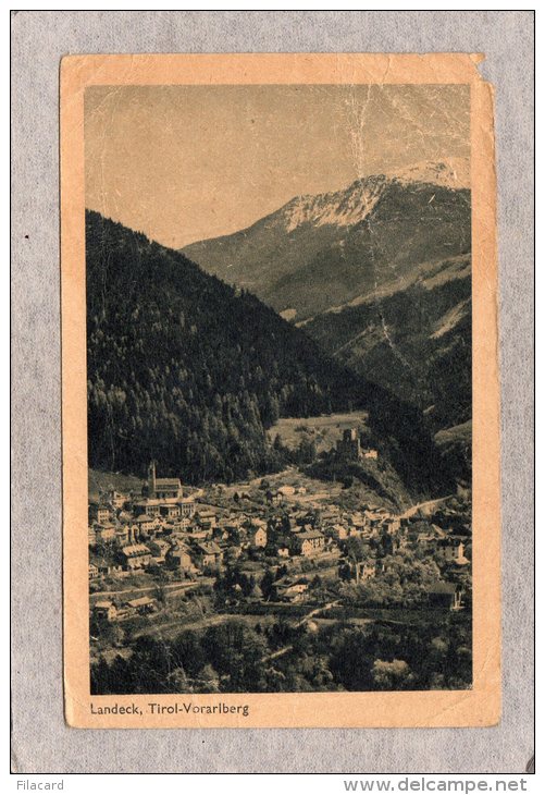 40965    Austria,   Landeck  -  Tirol-Vorarlberg,  VGSB  1950 - Landeck