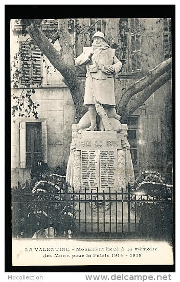 13 MARSEILLE / Le Monument Aux Morts / - Les Caillols, La Valentine