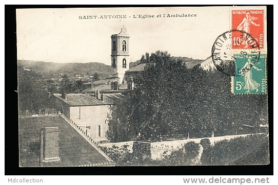 13 MARSEILLE / Saint Antoine, L'Eglise Et Ambulance / - Quartiers Nord, Le Merlan, Saint Antoine