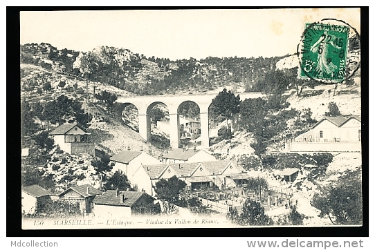 13 MARSEILLE / Viaduc Du Vallon De Riaux / - L'Estaque