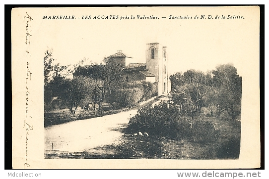 13 MARSEILLE / Les Accates, Sanctuaire De N. D. De La Salette / - Les Caillols, La Valentine