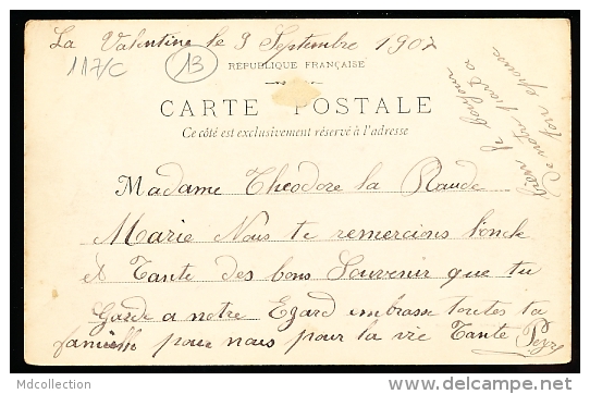 13 MARSEILLE / La Valentine, Les 4 Chemins / CARTE RARE - Les Caillols, La Valentine