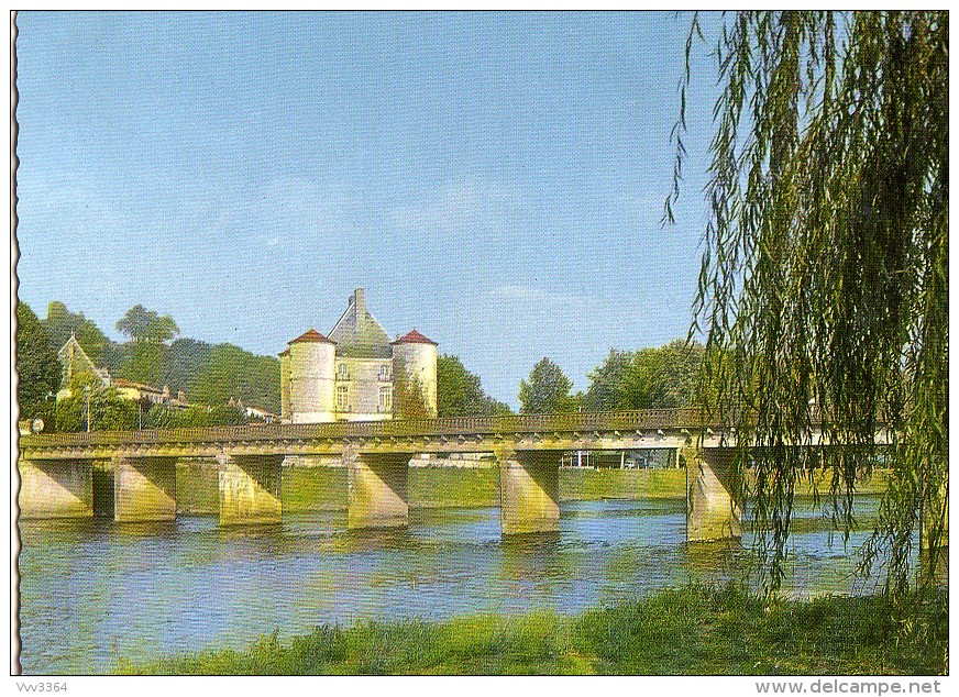 PEYREHORADE: Le Château De Montréal. Le Pont Sur Les Gaves Réunis - Peyrehorade