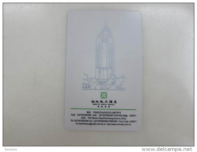 China Hotel Key Card,White Rose Hotel - Non Classés