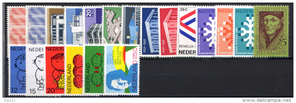Olanda 1969 Annata Quasi Completa / Almost Complete Year **/MNH VF - Ongebruikt