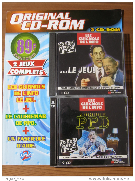 JEU VIDEO - COLLECTOR PC JEU VIDEO - LES GUIGNOLS DE L´INFO ... LE JEU - 2 JEUX COMPLETS - 3 CD-ROM + Livret 12 Pages - Giochi PC