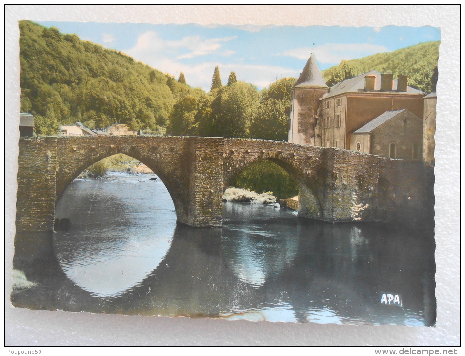 CP 81 Tarn  -  BRASSAC  Vers Castres  - Vieux Pont Sur L'Agout  Et Château  Cp Postée Castres Photo Apa  1967 - Brassac