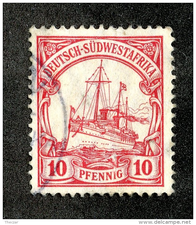 (1943)  SW Africa 1906  Mi.26a  (o)    Catalogue  € 1.80 - German South West Africa