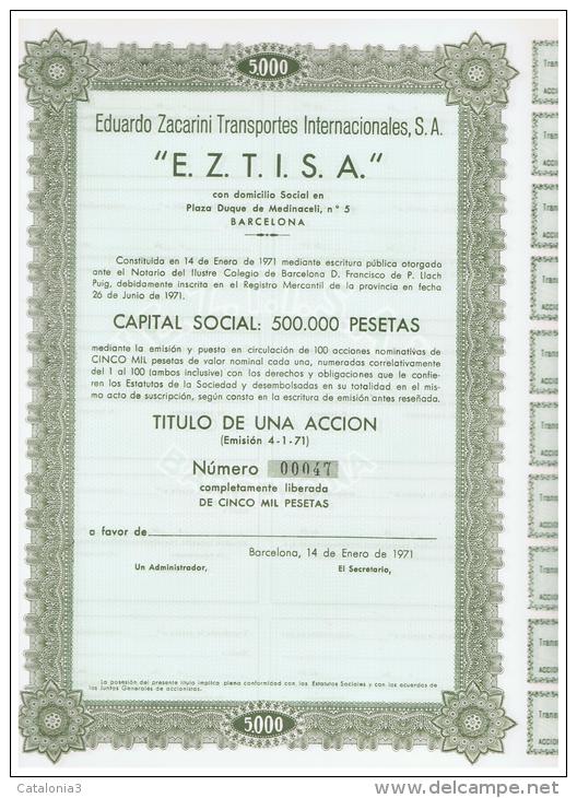 ACCION ANTIGUA - ACTION ANTIQUE = Eduardo Zacarini 1971 Numeracion Baja - Otros & Sin Clasificación