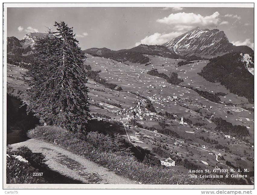 Suisse - Amden - Panorama - Oblitération - Amden