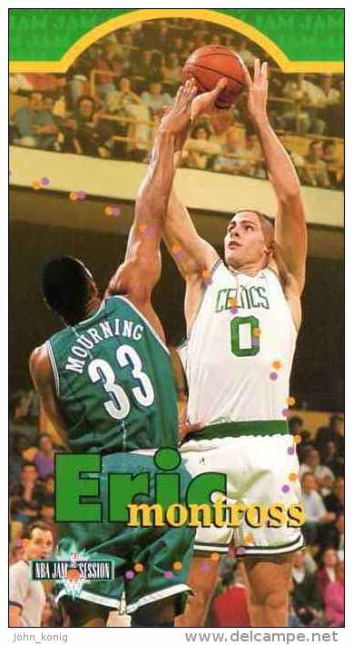 FIGURINA TRADING CARD BASKETBALL FLEER NBA JAM SESSION 1995-'96 - ERIC MONTROSS - N.7 - 1990-1999