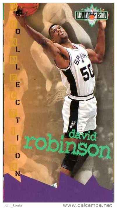 FIGURINA TRADING CARD BASKETBALL FLEER NBA JAM SESSION 1995-'96 - DAVID ROBINSON - N.97 - 1990-1999