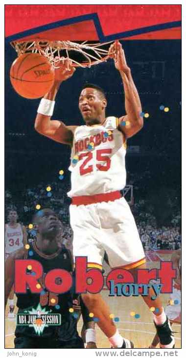 FIGURINA TRADING CARD BASKETBALL FLEER NBA JAM SESSION 1995-'96 - ROBERT HORRY - N.40 - 1990-1999