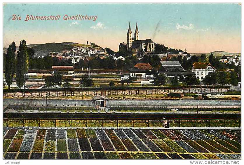 Allemagne -ref A602- Die Blumenstadt Quedlinburg   - Carte Bon Etat  - - Quedlinburg