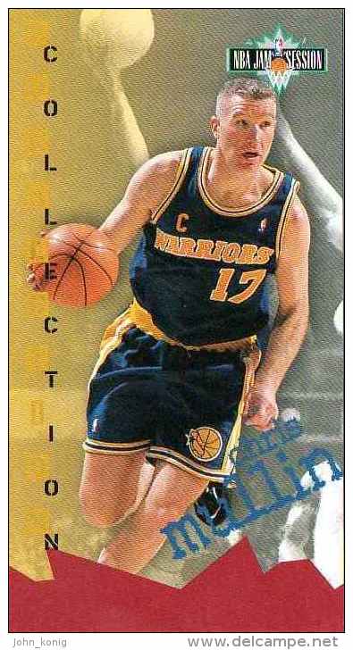 FIGURINA TRADING CARD BASKETBALL FLEER NBA JAM SESSION 1995-'96 - CHRIS MULLIN - N.36 - 1990-1999