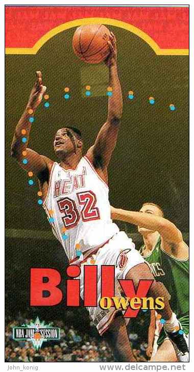 FIGURINA TRADING CARD BASKETBALL FLEER NBA JAM SESSION 1995-'96 - BILLY OWENS - N.55 - 1990-1999