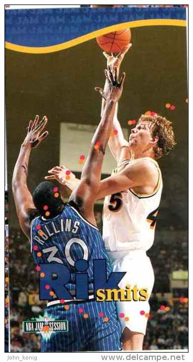 FIGURINA TRADING CARD BASKETBALL FLEER NBA JAM SESSION 1995-'96 - RIK SMITS - N.46 - 1990-1999