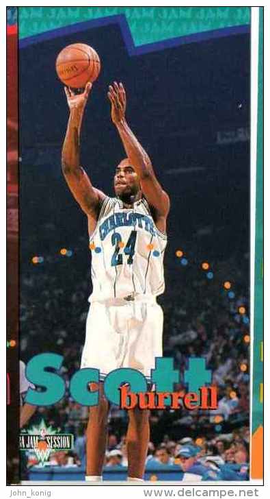 FIGURINA TRADING CARD BASKETBALL FLEER NBA JAM SESSION 1995-'96 - SCOTT BURRELL - N.10 - 1990-1999