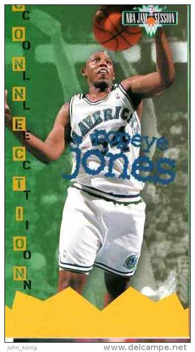 FIGURINA TRADING CARDS BASKETBALL FLEER NBA JAM SESSION 1995-'96 - POPEYE JONES - N.22 - 1990-1999