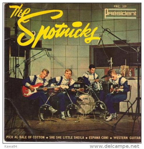 EP 45 RPM (7")  The Spotnicks  "  Pick Al Bale Of Cotton  " - Instrumentaal