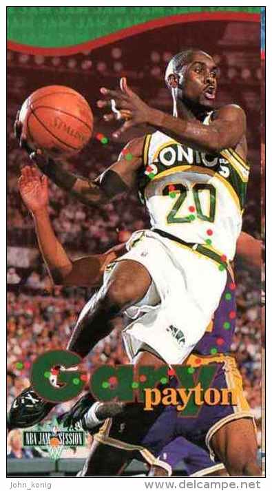 FIGURINA TRADING CARDS BASKETBALL FLEER NBA JAM SESSION 1995-'96 - GARY PAYTON - N.101 - 1990-1999
