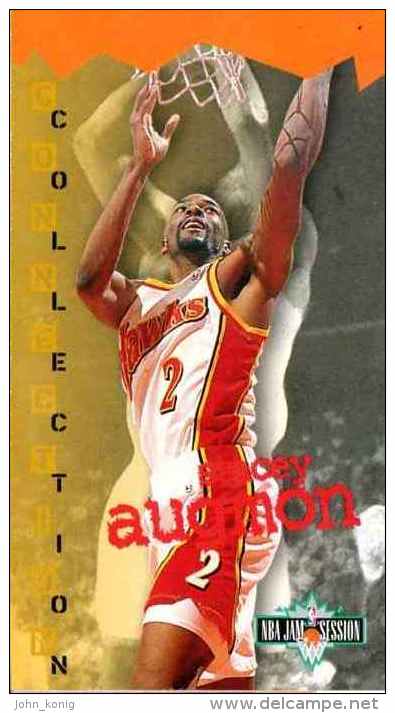 FIGURINA TRADING CARDS BASKETBALL FLEER NBA JAM SESSION 1995-'96 - STACEY AUGMON - N.1 - 1990-1999