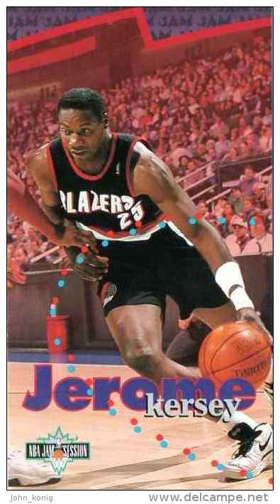 FIGURINE TRADING CARDS BASKET BASKETBALL FLEER NBA JAM SESSION 1995-'96 - JEROME KERSEY - N.104 - 1990-1999