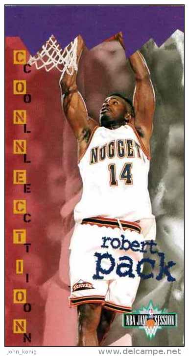 FIGURINE TRADING CARDS BASKET BASKETBALL FLEER NBA JAM SESSION 1995-´96 - ROBERT PACK - N.27 - 1990-1999