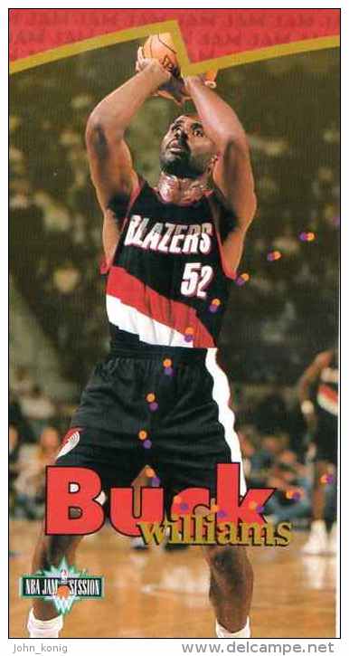 FIGURINE TRADING CARDS BASKET BASKETBALL FLEER NBA JAM SESSION 1995-´96 - BUCK WILLIAMS - N.90 - 1990-1999