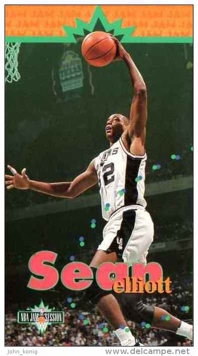 FIGURINE TRADING CARDS BASKET BASKETBALL FLEER NBA JAM SESSION 1995-´96 - SEAN ELLIOT - N.95 - 1990-1999