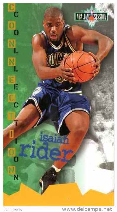 FIGURINE TRADING CARDS BASKET BASKETBALL FLEER NBA JAM SESSION 1995-´96 - ISAIAN RIDER - N.65 - 1990-1999