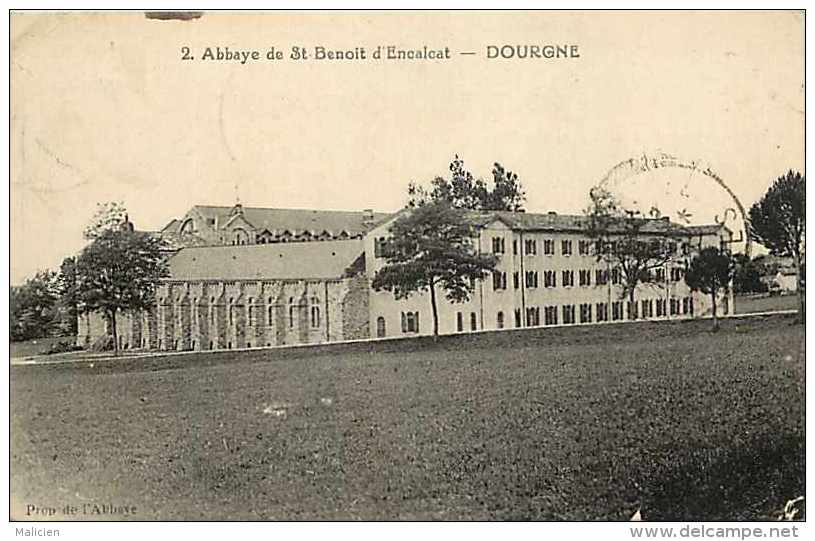 Tarn  - Ref A 158 - Dourgne - Abbaye De Saint-benoît D'encalcat - Carte Bon état - - Dourgne