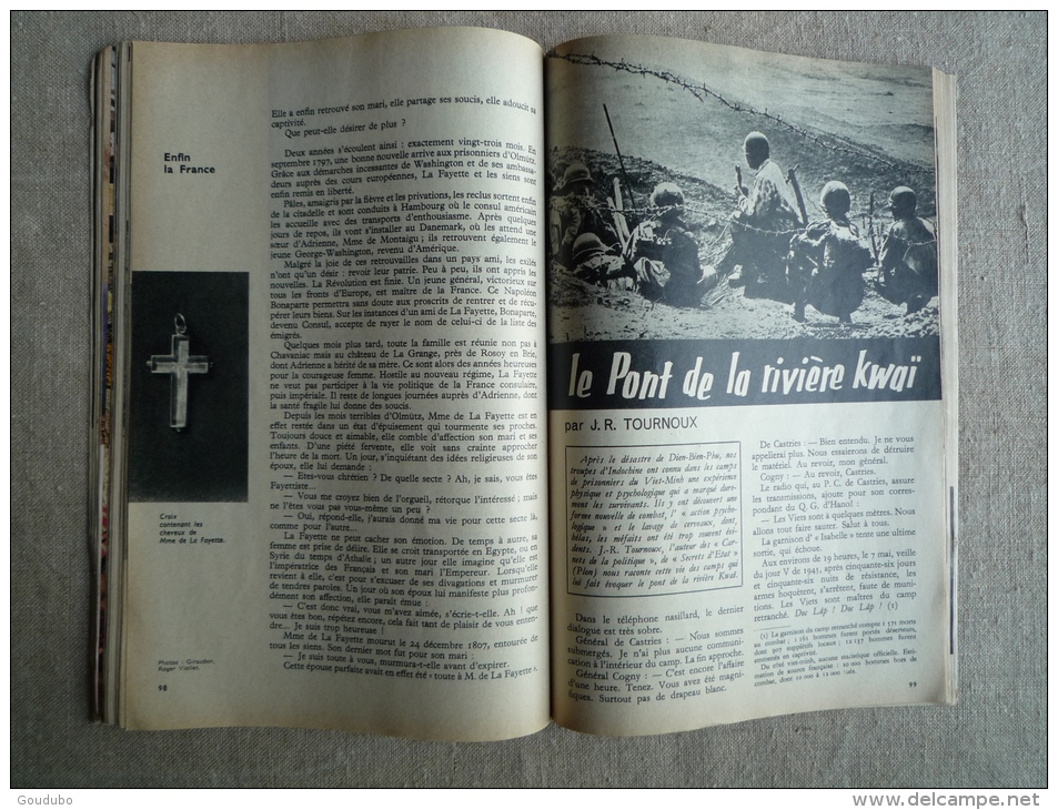 Atlas Histoire N°21 Juin 1962. Raspoutine Stanley Et Livingstone.Mme De Lafayette.V. Sommaire. - History