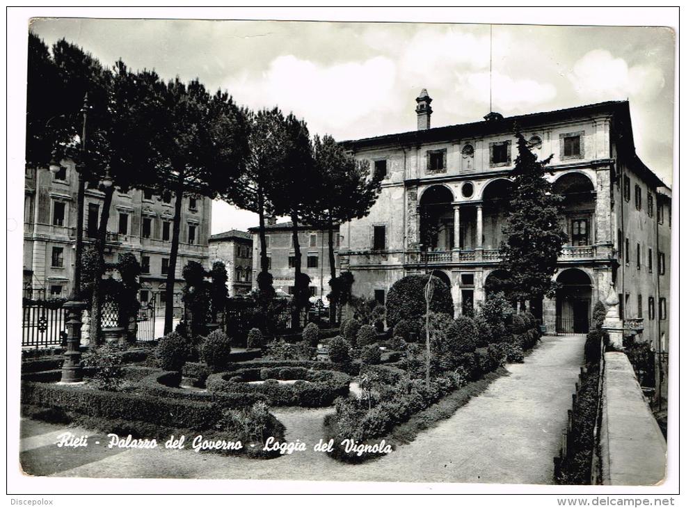 Y987 Rieti - Palazzo Del Governo E Loggia Del Vignola / Viaggiata 1963 - Rieti