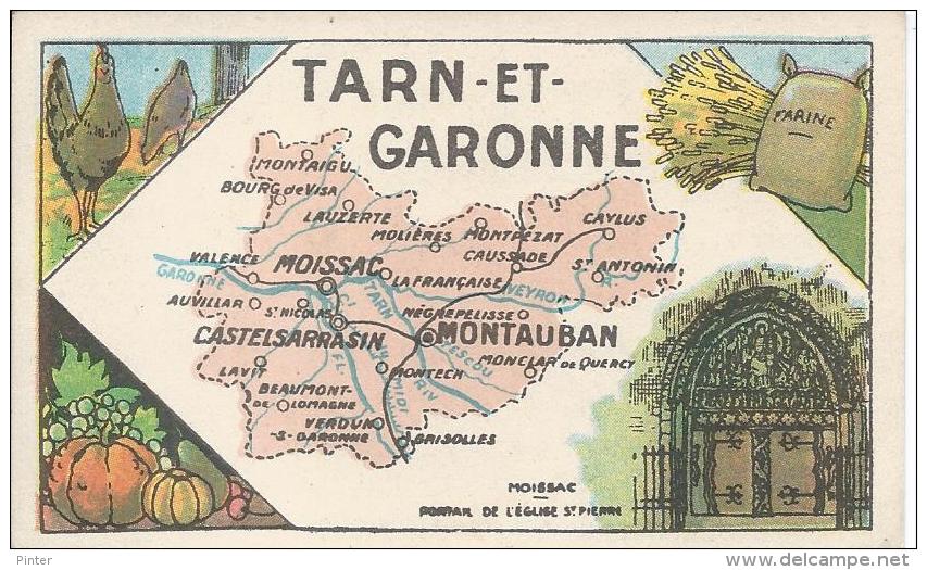 CHROMO - TARN ET GARONNE - Vermi - Bonbons Berger - Other & Unclassified