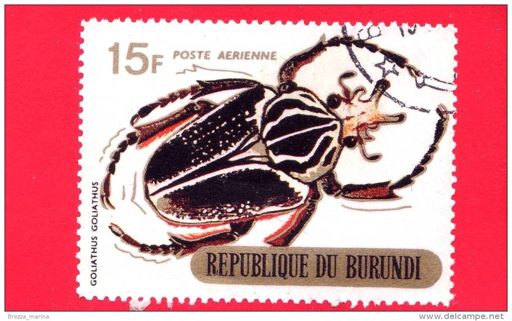 BURUNDI - 1970 - Fauna - Insetti - Beetles - Coleotteri E Punteruoli - 15 F - Nuovi