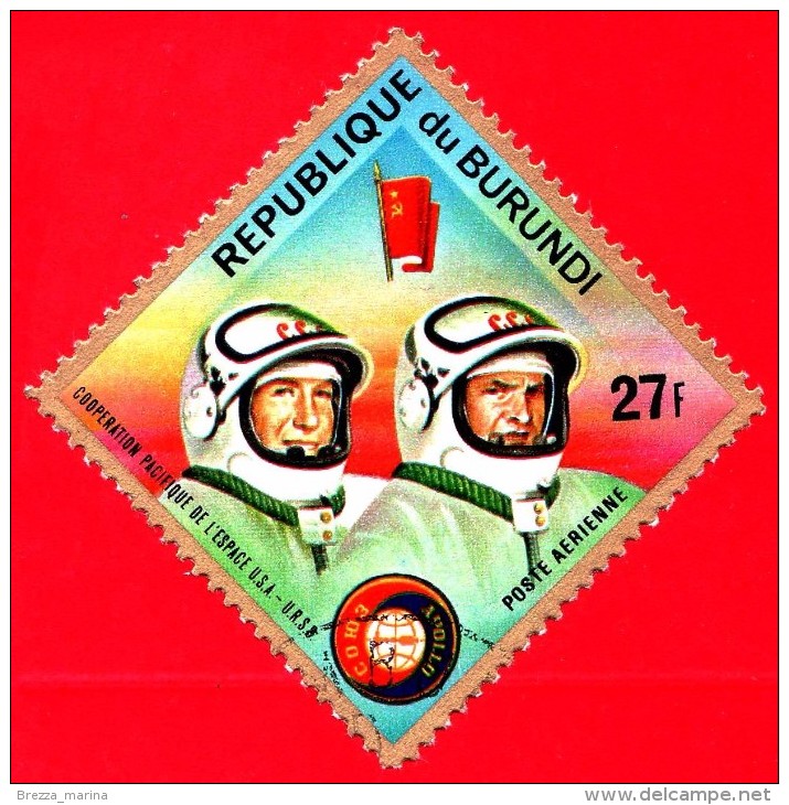 Nuovo - BURUNDI - 1975 - Spazio -  Astronauti - Progetto Spaziale “Apollo–Soyuz” - Leonov E Kubasov - 27 - Nuovi