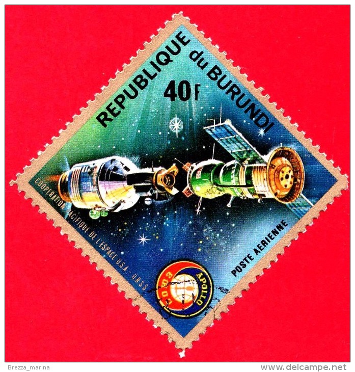 Nuovo - BURUNDI - 1975 - Spazio - Navicelle Spaziali - Progetto Spaziale “Apollo–Soyuz” - 40 F - Nuovi