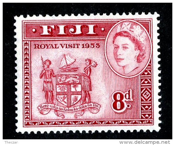 23 X)  Fiji 1958  SG.288a  M* Carmine Lake - Fiji (...-1970)