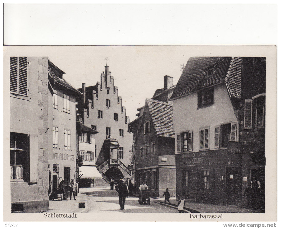 SELESTAT-SCHLETTSTADT (Bas-Rhin)   Barbarasaal  VOIR 2 SCANS - - Selestat